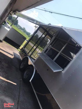Super Clean 2017 Freedom 8.5' x 18' Mobile Kitchen Food Concession Trailer.