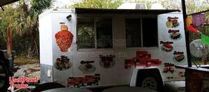 8' x 12' Mobile Kitchen Food Concession Trailer with Fire Suppression System.