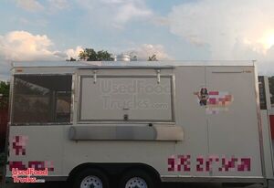2022 - 8.5' x 16' Food Trailer with Porch | Empty Concession Trailer