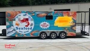 Like-New 2020 Concession Trailer | Mobile Vending Unit with Porch and Bathroom.