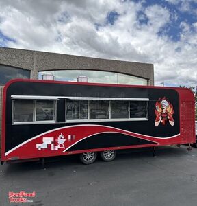 2024 7.5' x 26' Kitchen Food Concession Trailer with Pro-Fire System