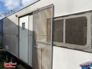 Loaded 2006 8' x 23' Mobile Kitchen Food Concession Trailer with Bathroom