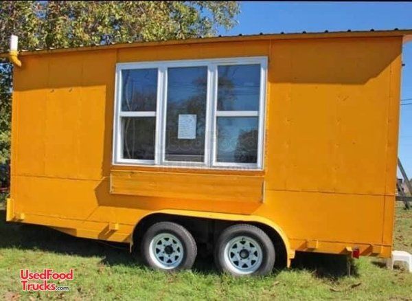 7' x 16' Street Food Concession Trailer / Ready to Cook Event Trailer.
