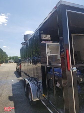 Pristine 2019 - 8.5' x 18' Freedom Trailers Food Concession Trailer.