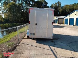2022 6.5' x 14'  Wow Cargo Snowball Concession Stand Trailer Shaved Ice Business Trailer
