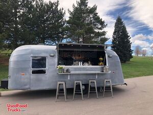 Vintage Airstream Flying Cloud 1955 7' x 19' Mobile Bar Speakeasy Style Trailer Concession Trailer.