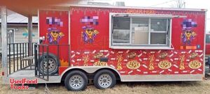 2017 8.5' x 20' Kitchen Food Concession Trailer with Fire Suppression & Porch