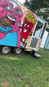 2025 8' x 18' Food Concession Trailer Mobile Vending Unit