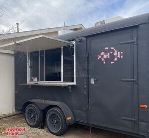 Well-Equipped Used 2013 Cargo 7' x 14' Kitchen Food Trailer