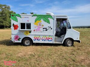 GM Utilimaster Shaved Ice Snowball Snow Cone Raspados Concession Vending Truck.
