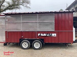 2007 16' Screened Open Sided Seafood Trailer Crawfish Shrimp Crab Boil Concession Trailer
