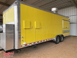 Like New - 2017 8.5' x 24' Quality Kitchen Food Trailer with Fire Suppression System