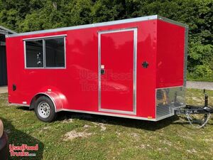 NEW - 2025 7' x 14' Quality Cargo Shaved Ice Trailer Snow Cone Snowball Concession Trailer