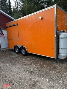 2016 8' x 16' Mobile Kitchen Food Concession Trailer with Pro Fire System