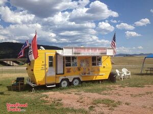 Self-Contained Turnkey 8' x 19' Food Concession Trailer with Bathroom.