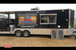 2015 - 8.5' x 28' BBQ Concession Trailer with Porch