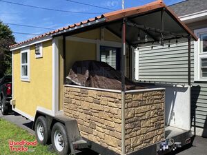 Used 2019 - 6' x 20' Mobile Kitchen Food Trailer with Porch.
