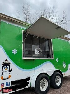 2007 7' x 14' Sno Pro Shaved Ice Concession Trailer | Mobile Snowball Unit