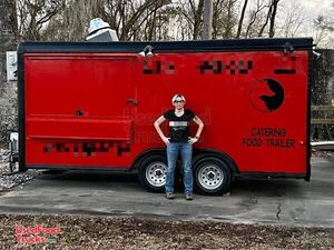 18' Kitchen Food Concession Trailer with Fire Suppression System