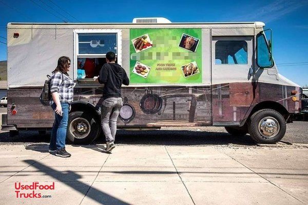 Chevy P30 Step Van Kitchen Food Truck with Ansul Pro Fire Suppression System.