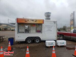 2002 Wells Cargo 8' x 16' Used Mobile Kitchen Food Concession Trailer.