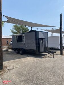 Like New 2021 Cargo Craft 7' x 16' Kitchen and Coffee Concession Trailer