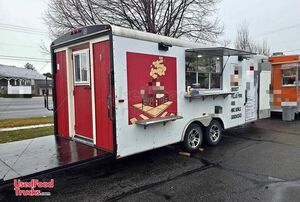 2025 Double Axle Food Kitchen Concession Trailer Mobile Vending Unit