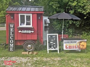 CUTE Approved Inspected Compact Cottage Barn Style Street Food Concession Trailer.