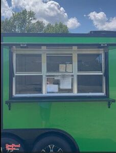 Like New - 2025 8.5' x 16' Barbecue Food Concession Trailer with Porch