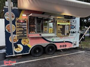 2023 8' x 16' Kitchen Food Concession Trailer with Pro Fire System