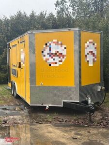 9' x 20' Kitchen Food Concession Trailer with Porch and Pro-Fire Suppression