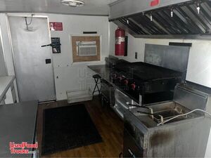 9' x 20' Kitchen Food Concession Trailer with Porch and Pro-Fire Suppression