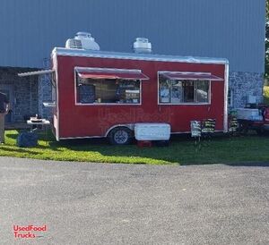 TURNKEY - 2016 8.5' x 19' Kitchen Food Concession Trailer with Pro-Fire Suppression