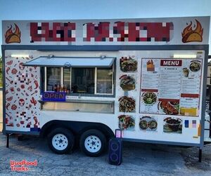 Loaded 2024 8' x 16' Kitchen Food Concession Trailer with Pro-Fire System