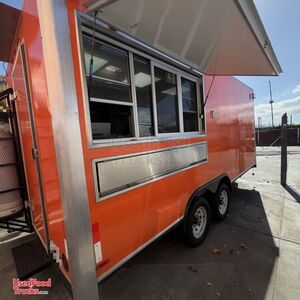 2025 8' x 16' Kitchen Food Concession Trailer with Fire Suppression & HCD Insignia