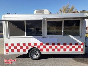 2016 - 7' x 14' Wells Cargo Inspected Mobile Kitchen Food Concession Trailer.