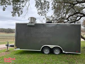 Permitted - 2023 8.5' x 18' Continental Cargo Kitchen Food Concession Trailer w/ Pro-Fire Suppression