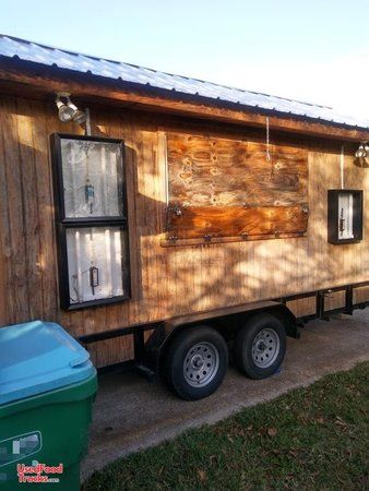 Eye-Catching Used 2016 7' x 16' Food Concession Trailer.