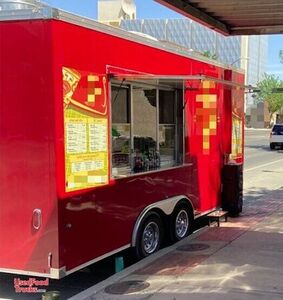 Lightly Used 2020 Worldwide 8.6' x 18' Turnkey Pizza Concession Trailer.