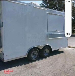 2020 8' x 16' Kitchen Food Concession Trailer with Fire Suppression System.