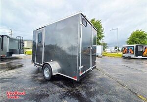 Compact 2022 - 7' x 12' Concession Trailer / Mobile Food Vending Unit