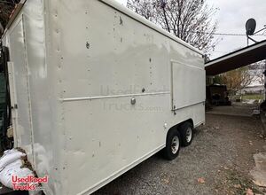 Well Equipped 8' x 16' Kitchen Food Concession Trailer with Pro Fire System