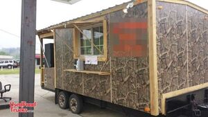 26' Concession Trailer with BBQ Smoker & Porch