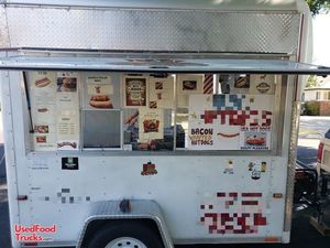 2004 - 8' x 12' Wells Cargo Used Food Concession Trailer/Mobile Kitchen Unit.