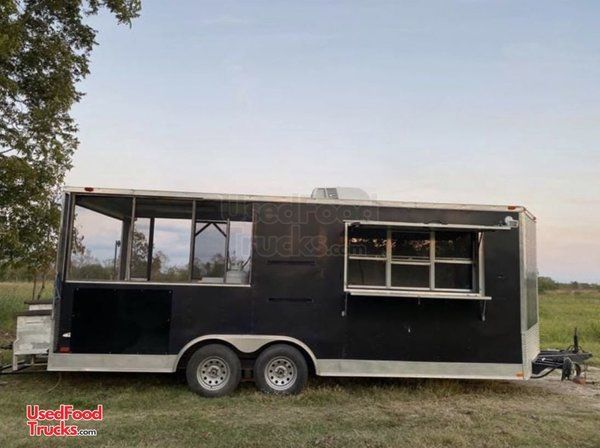 2015 - 8.5' x 20' Freedom Food Concession Trailer with Porch