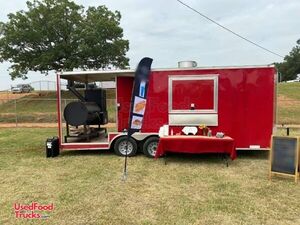 2018 8.5' x 20' Diamond Cargo Barbecue Food Concession Trailer with Porch