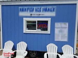 2017 - 7' x 12' Shaved Ice Concession Trailer.