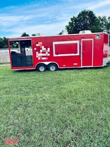 2018 - 29' Mobile Kitchen / Used Food Concession Trailer with Porch.