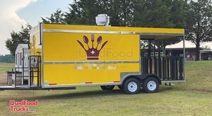 BRAND NEW 2022 8' x 20' Completely Finished Food Concession Trailer with Porch.