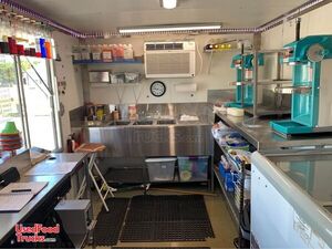 2015 - 8.5' x 14' Shaved Ice Concession Trailer | Mobile Dessert Unit